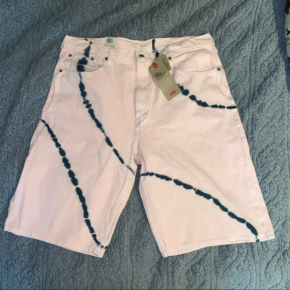 Levi’s 569 stretch tie dyed shorts